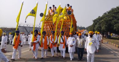 नगर कीर्तन में पंचप्यारे