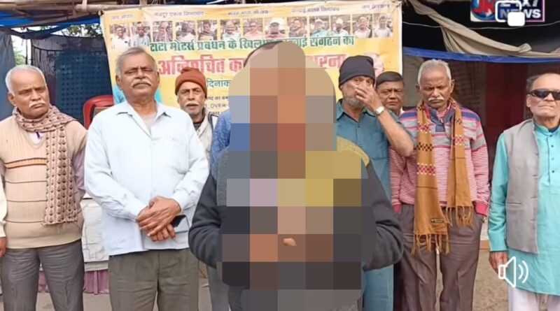 धरणास्थल पर कन्वाई चालक